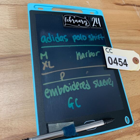 Adidas Polo Shirt Mens XL Extra Large Blue Climacool Striped Hickory Hills Golf - Picture 11 of 12